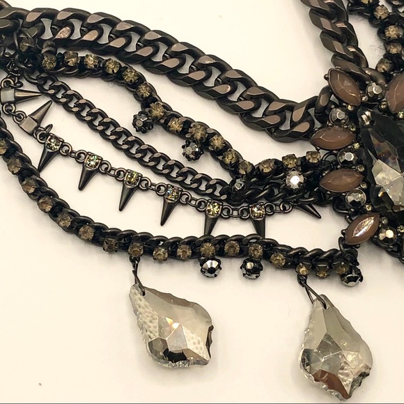 VINTAGE GOTHIC STYLE STATEMENT NECKLACE - Picture 7 of 14